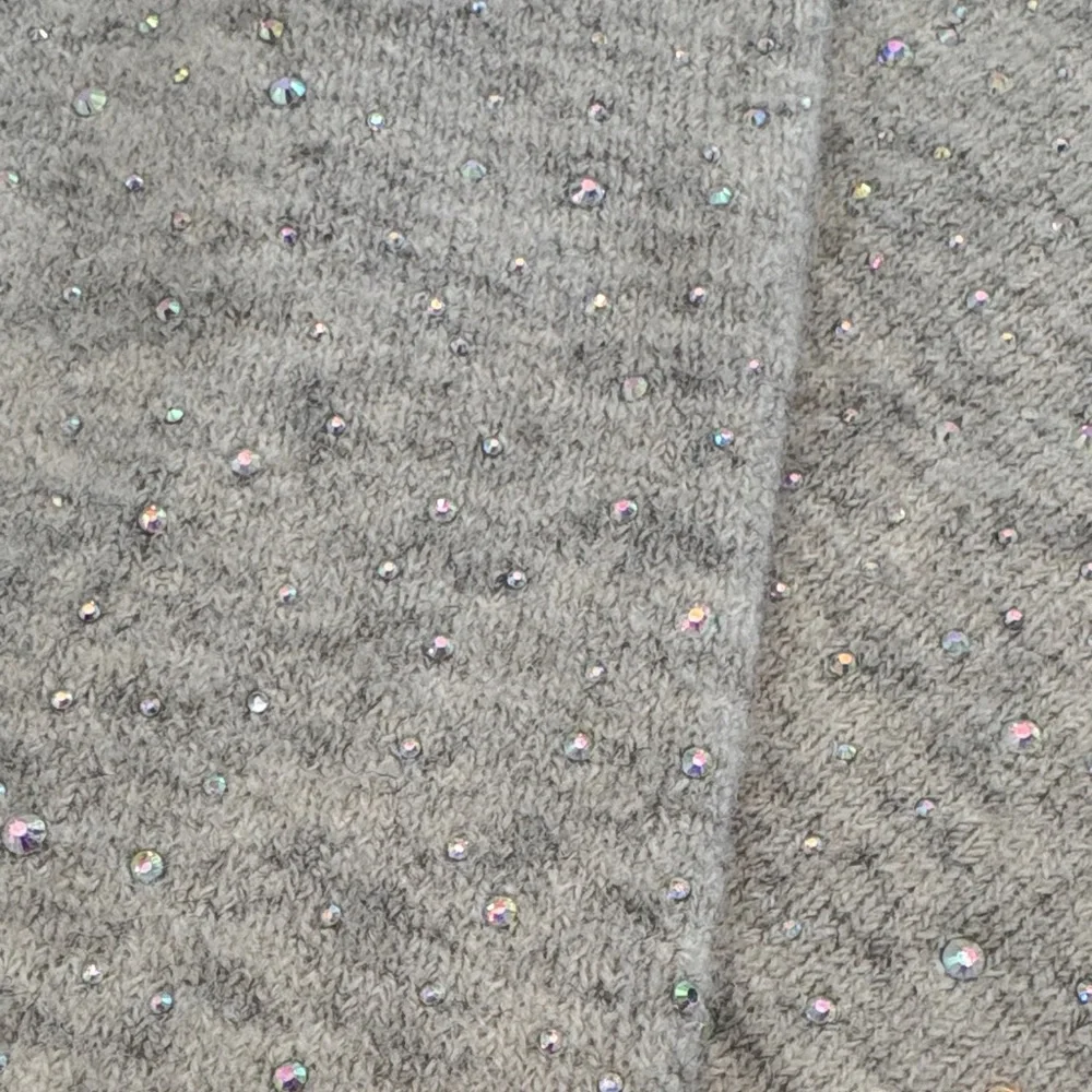 J. Crew Light Gray Sweater with Sparkle Accents - xs NWT - Picture 15 of 16